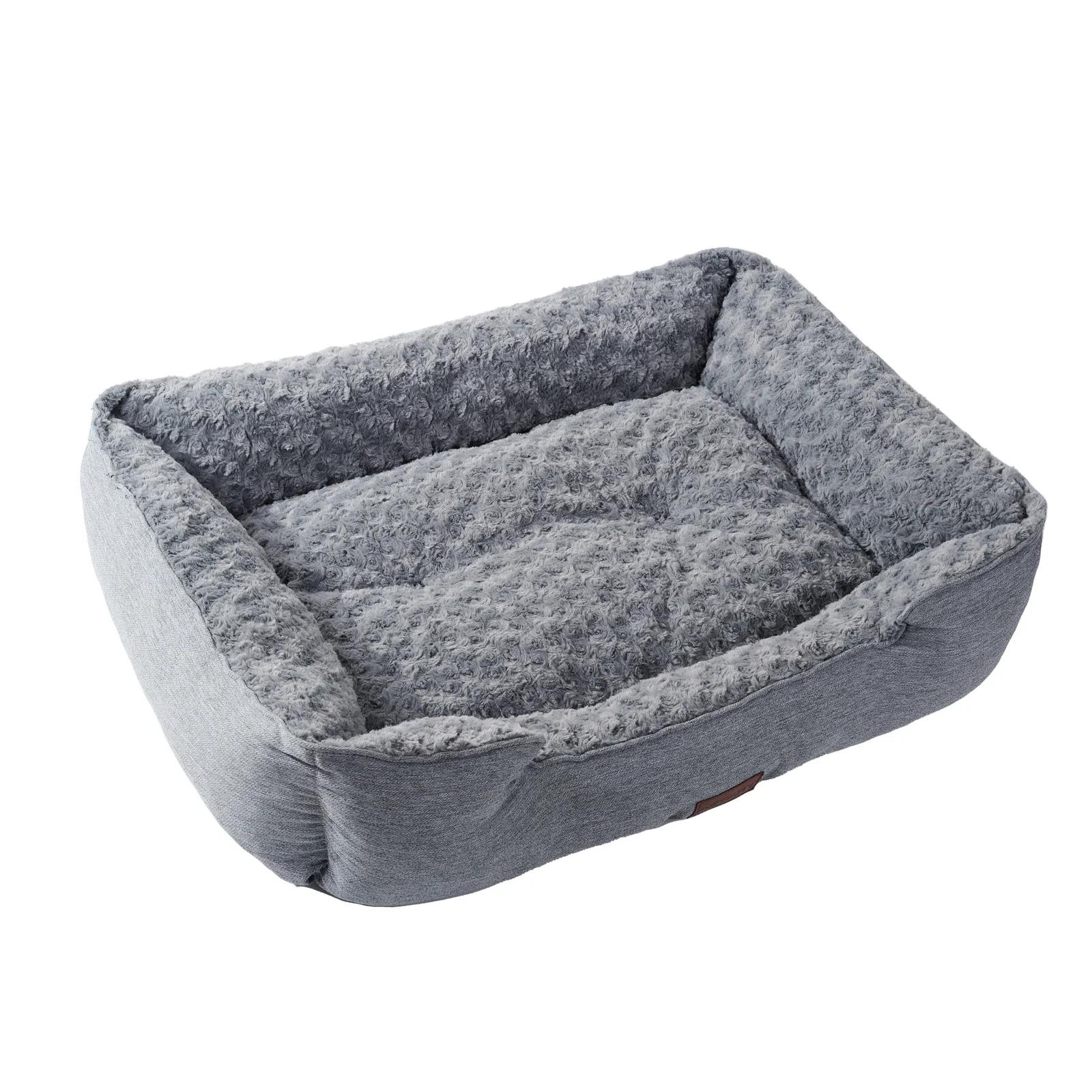 Ortopédica calmante para baixo Dog Bed, Deep Sleeping sofá-cama, espessado preenchido, retângulo, cães grandes, médios e pequenos - Image 1
