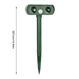 Repelente animal ultra-sônico posto solar, dissuasor exterior para gramados jardim, 300mAh - Image 6