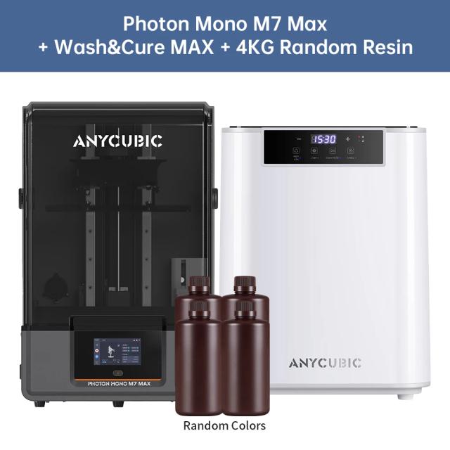 ANYCUBIC Photon Mono M7 Max Impressora 3D LCD 13.6" 7K LighTurbo 3.0 Resina UV