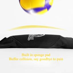 1 par de mangas de braço e suporte de pulso para passagem de vôlei com almofada de proteção para meninas meninos adultos mangas protetoras mais quentes - Image 2