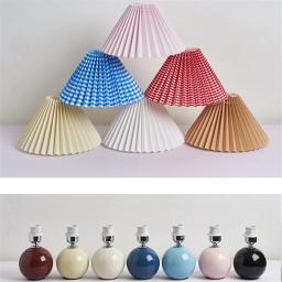 Luminária de mesa dobrável led, luminária de mesa moderna para o quarto, em rattan e madeira, ideal para estudo, leitura e decoração da casa - Image 4