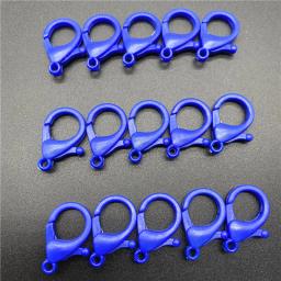 Colorido plástico lagosta fecho ganchos, conectores finais para fazer jóias, DIY acessórios em cadeia, 26mm, 10pcs por lote - Image 5