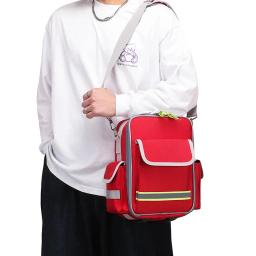 Kit de primeiros socorros vazio impermeável Kit de sobrevivência de emergência de viagem Grande capacidade escapar saco de armazenamento médico Rescue Nurse Tools Bag - Image 5
