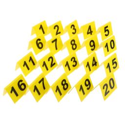 Marcadores de evidência para tendas, 1-20, marcadores de número de evidência, decorações do partido - Image 6