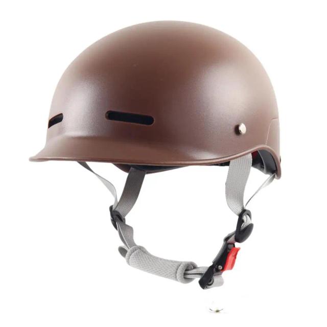 Capacete Branco de Meia Motocicleta Certificado DOT para Adultos - Segurança e Estilo para Ciclismo e Halloween