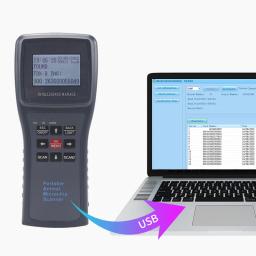 Grande Exibição OLED Microchip Scanner para Animais, Pet Chip Reader, Enhanced Software PC, cão, gato, 134.2Khz - Image 4