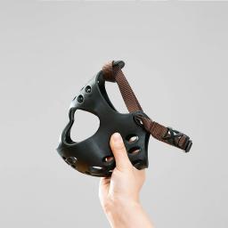 Focinho curto para cães, focinho anti-mordida, máscara bucal respirável para buldogue, máscara de focinho para cães de rosto plano, acessórios para cães ao ar livre - Image 5
