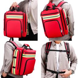 Saco de alívio do desastre kit primeiros socorros emergência resgate mochila grande capacidade classificada armazenamento kits sobrevivência organizador médico - Image 6