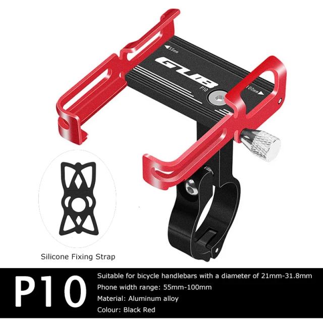 Suporte de Telefone Móvel para Bicicleta em Liga de Alumínio - Acessório Ideal para Navegação em Ciclismo MTB
