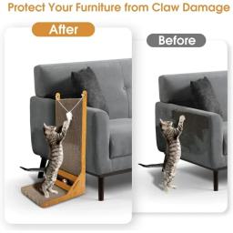 Wear-Resistant Scratching Board para Pet Cat, Post resistente a riscos, Kitten Scratching Furniture Protector - Image 4