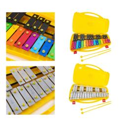 Profissional glockenspiel e dois maletes com 27 nota xilofone para pré-escolar bebê crianças iniciantes instrumento musical - Image 6