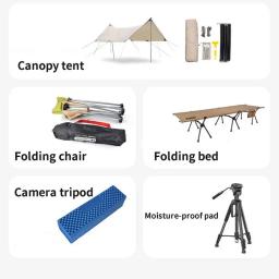 Sacos de material de compressão com cordão acampamento saco de dormir sacos de coisas para viagens pesca caminhadas ao ar livre ginásio esporte sacos de armazenamento - Image 5