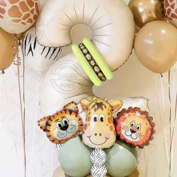 Balões animais safari para festa de aniversário, Balão Animal Selva para Menino e Menina, Baby Shower, 40pcs - Image 2