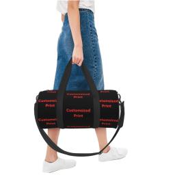 Sua imagem saco de ginásio design legal sacos de esportes ao ar livre com sapatos treinamento impresso bolsa de fitness do vintage para casal - Image 5
