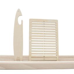Kit de tecelagem de madeira conjunto de tecelagem para adultos kit de tecelagem completa para adultos com suprimentos pequenas placas de deformação para tecelagem - Image 3