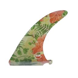 Aletas de longboard 7/8/9.5/10 polegada único aletas para surf quilhas padel acessórios placa sup barbatanas fibra de vidro flor prancha fin - Image 5