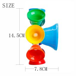 Sino giratório colorido com varas para crianças, brinquedo infantil, iluminação musical, instrumento de percussão, brinquedos infantis, 8 tons - Image 5