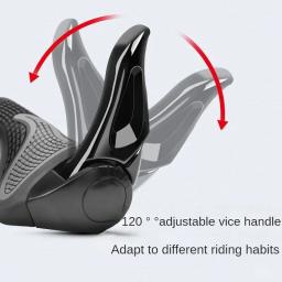 Mountain Bike Grip Rubber, Sheep Horn Sub, Choque e Poeira Prova, Bloqueio Bilateral, Nova Chegada - Image 2