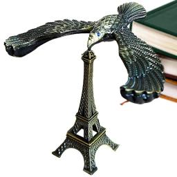 Decoração de escritório liga e-iffel torre modelo balanceado pássaro prop equilíbrio águia gravidade pássaro estatuetas em miniatura brinquedo decoração - Image 4