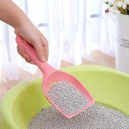 Pá De Lixo De Gato Grosso Durável, Cat Scoop Waste Tray, Ferramenta De Limpeza De Plástico Pet, Colheres De Limpador De Areia - Image 3