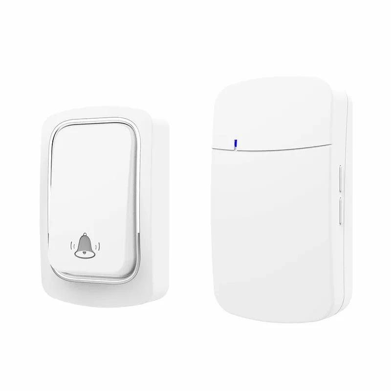 Impermeável campainha ao ar livre sem fio, Casa Chime Kit, Plug UE, remoto Plug UE, Jardim e Casa, Armazém, 300m - Image 1