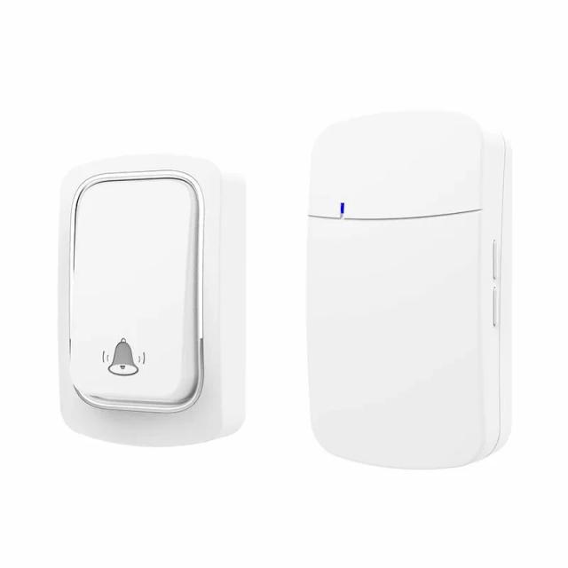 Campainha Sem Fio Impermeável para Jardim e Casa - Kit Completo com Plugue UE e Alcance de 300m