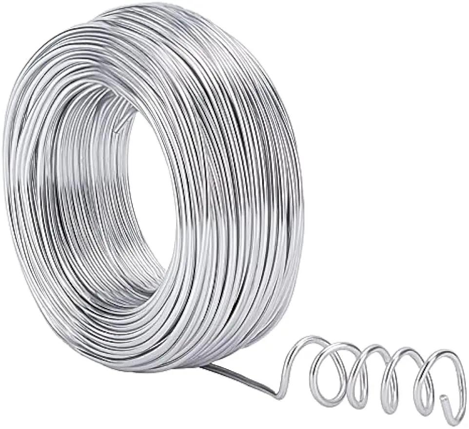 Alumínio Modelagem Artesanato Fio, Fio de Prata para Jóias, Modelagem Making, Armuras e Escultura, 2.5mm, 35m, 1 Rolo - Image 1