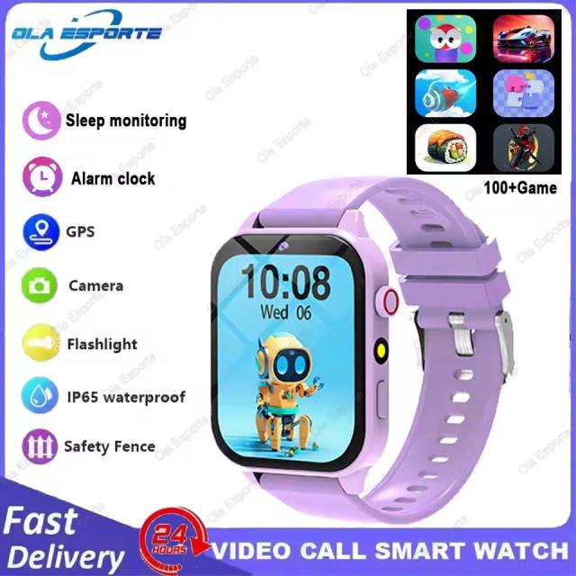 Smartwatch Infantil 100 Jogos Tela HD Iluminação Música para iOS Android