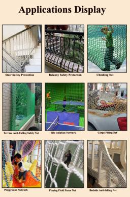 Futebol preto Backstop Net, Barreira de Prática Esportiva, Bola de golfe sólida, Rede de jardim, Proteção de varanda - Image 6