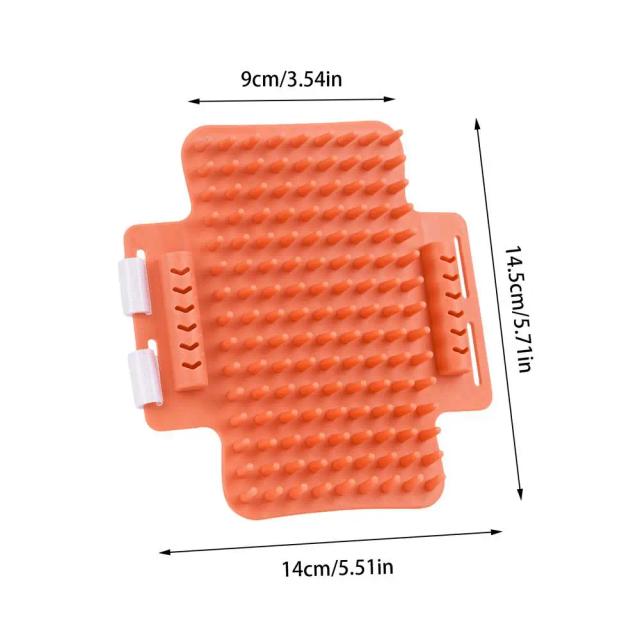 Escova de Silicone para Gatos: Massagem Relaxante, Auto Groomer e Limpador de Pelos em um Só Produto