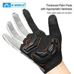 Inbike ciclismo luvas de equitação dedo cheio com gel acolchoado luvas de bicicleta de estrada para homens mulheres mtb luvas de bicicleta homem acessórios - Image 5