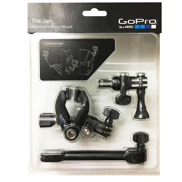 Suporte Ajustável GoPro The Jam para Instrumentos Musicais e Câmeras HERO 9 a 13 com Fixação de Palco e Bateria