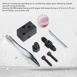 Car Brake Line Flaring Tool, Construção, Multi Funcional, Brake Pipe Reamer, ISO DIN Bubble Flaring, 3 em, 16in - Image 2