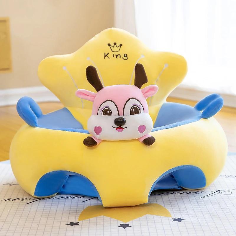 Baby Sofa Support Seat Cover, confortável cadeira de pelúcia, Toddler Nest, Puff Wash, sem berço de recheio, Aprenda a sentar - Image 1