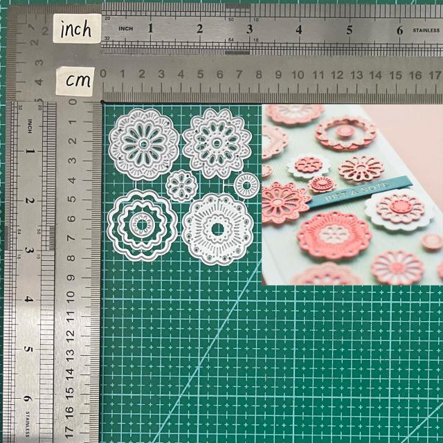Matriz de Corte Addycraft para Scrapbook: Faca de Papel para Artesanato com Lâmina de Molde e Stencils para Flores