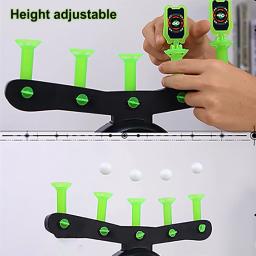 Brinquedo elétrico luminoso conjunto de arma infantil, alvo suspenso, competição de tiro, esponja elástica macia, esportes ao ar livre, presente - Image 2