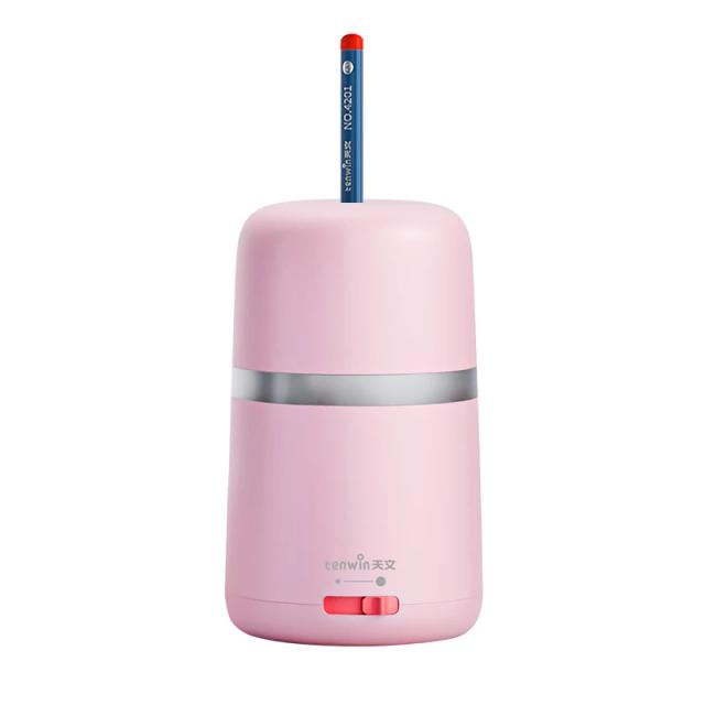 Tenwin Apontador Elétrico Automático 6-8mm Lápis Estudante Papelaria