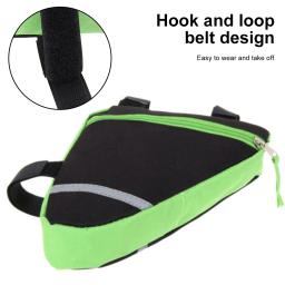 Bolsa triangular impermeável para bicicleta, quadro de tubo frontal, sela, estojo, bolsa de ciclismo, acessórios de bicicleta - Image 4