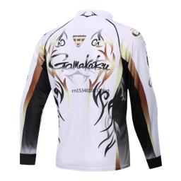 Quick Dry Pesca Camisas dos homens, Roupas Esporte ao ar livre, Vestuário Ciclismo, Anti UV, Plus Size - Image 3