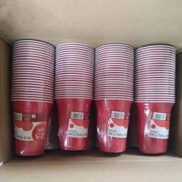 Copos de festa plásticos descartáveis, vermelho para bebidas, refrigerante, soco, churrasco, cola, água, 50pcs, 18oz, 50pcs - Image 5