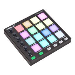 MIDI Controller Beat Maker Machine, 6 botões Assignable, Nota repetir, botões de nível completo, Mini Pad - Image 2