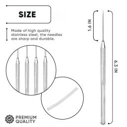 Modelagem Clay Sculpting Tool Argila Argilas, Agulha Caneta, Ferramentas de Arte, Artista Cerâmica para Polímero Suprimentos, 1 Pc Conjunto, 4Pcs por Conjunto - Image 2