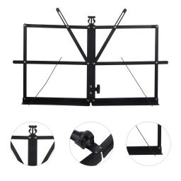 Small Fold Music Stand para Notas, Instrumentos Musicais Acessórios, Mesa, Key Board - Image 5