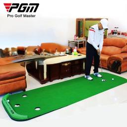 Pgm indoor golf putting verde casa portátil putter de golfe trainer mini esteira prática exercícios verdes cobertor auxiliares treinamento golfe - Image 2