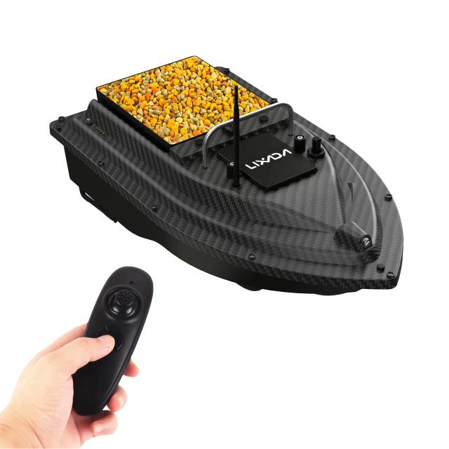 Alimentador de Pesca Remoto Sem Fio com Fish Finder e Alcance de até 540 Jardas