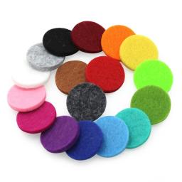 Feltro de lã redonda grossa para artesanato, material de feltro colorido, tecido de costura DIY para brinquedos e bolsas, apliques Headwear, 3mm, 100pcs - Image 1