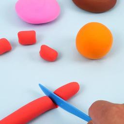Argila de modelagem a seco com ferramentas de escultura para crianças, brinquedos DIY não tóxicos, secagem automática, presentes para crianças, 12 cores - Image 5