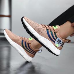 Homens tênis casuais verão respirável sapatos esportivos leve malha ao ar livre tênis de corrida atlético jogging tenis sapatos caminhada - Image 3