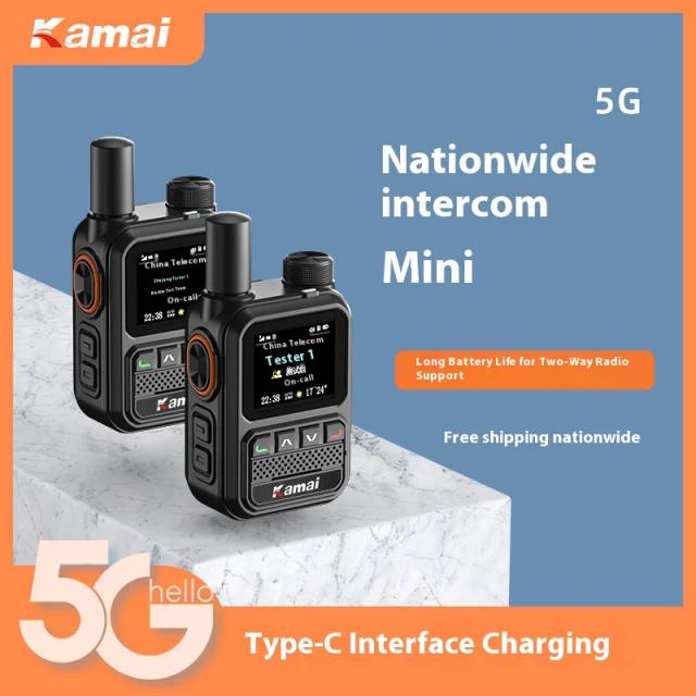 POC Rádio 5G GPS SLM Walkie Talkie Portátil Duas Vias 2 Peças
