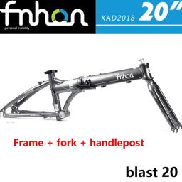 FNHON quadro de bicicleta explosão preto ouro limitado liga de alumínio quadro de 20 polegadas compatível com bicicleta 406/451 - Image 2